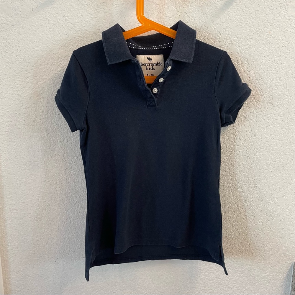 Abercrombie Kids Blue Polo Shirt Size 9-10